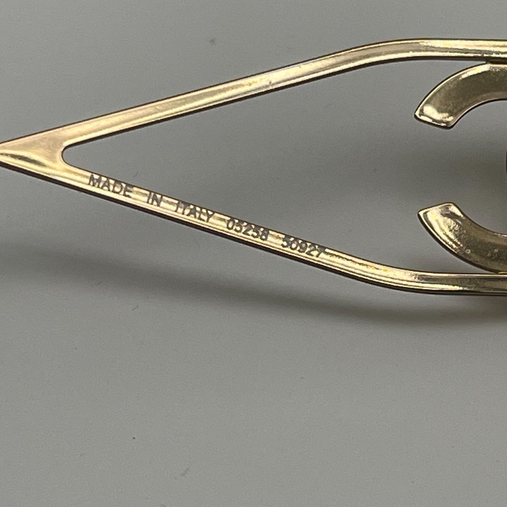 Chanel Vintage Miller 05258 Sunglasses Gold Mirror 90’s Italy Case Case Rare See - Picture 7 of 16
